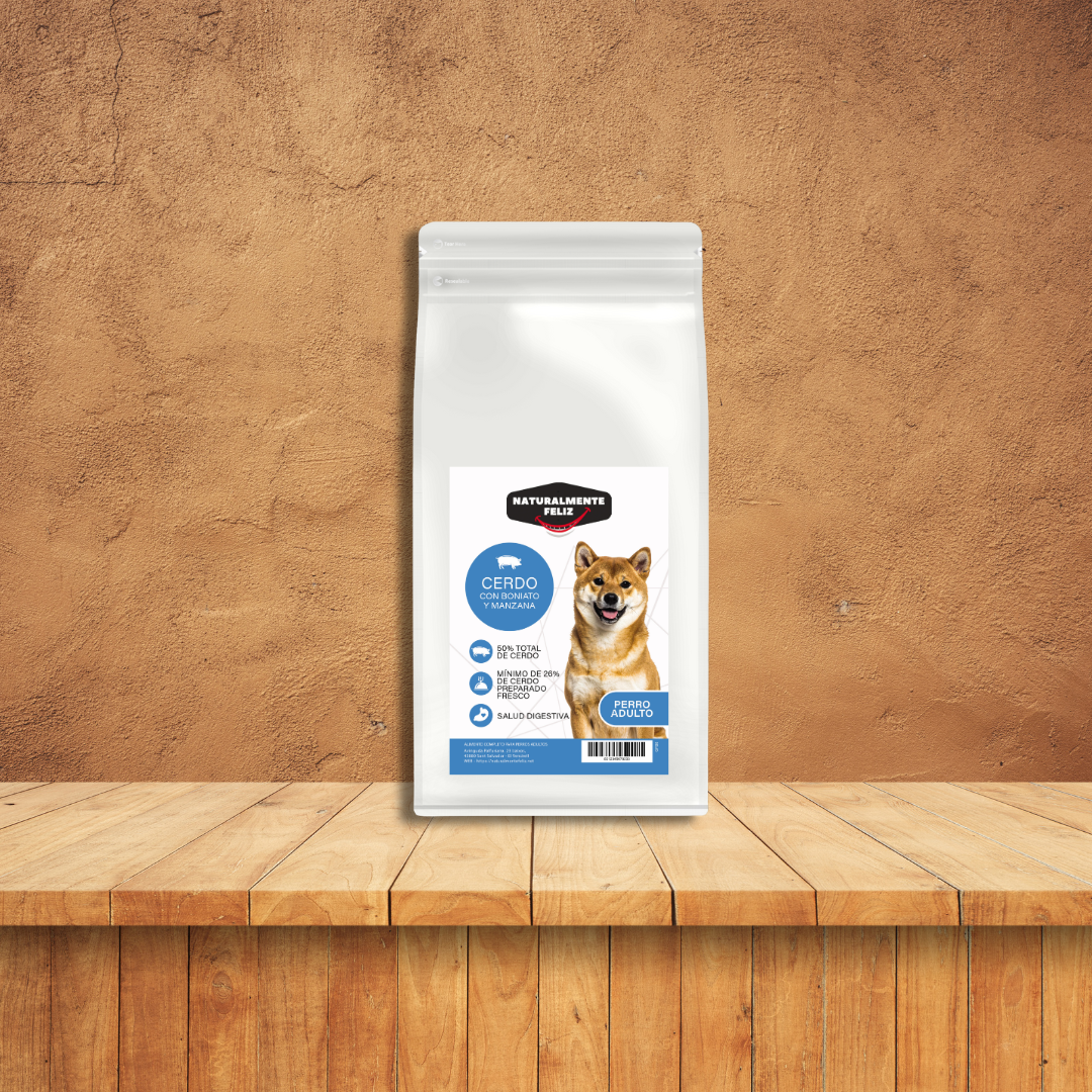 Pienso Cerdo con Manzana – Perro Adulto 6 kg