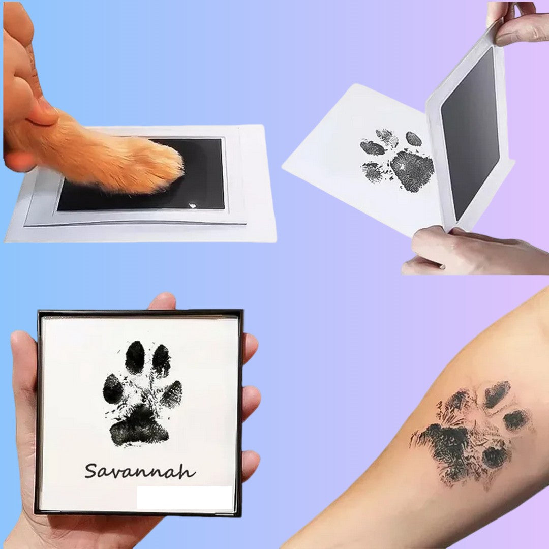 Almohadilla de Tinta para Huellas – Recuerdos Únicos y Seguros de tu mascota