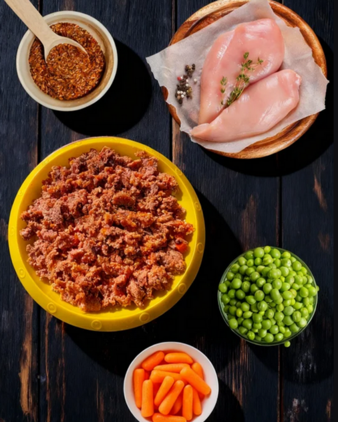 Menú x6 - Pollo fresco con verduras