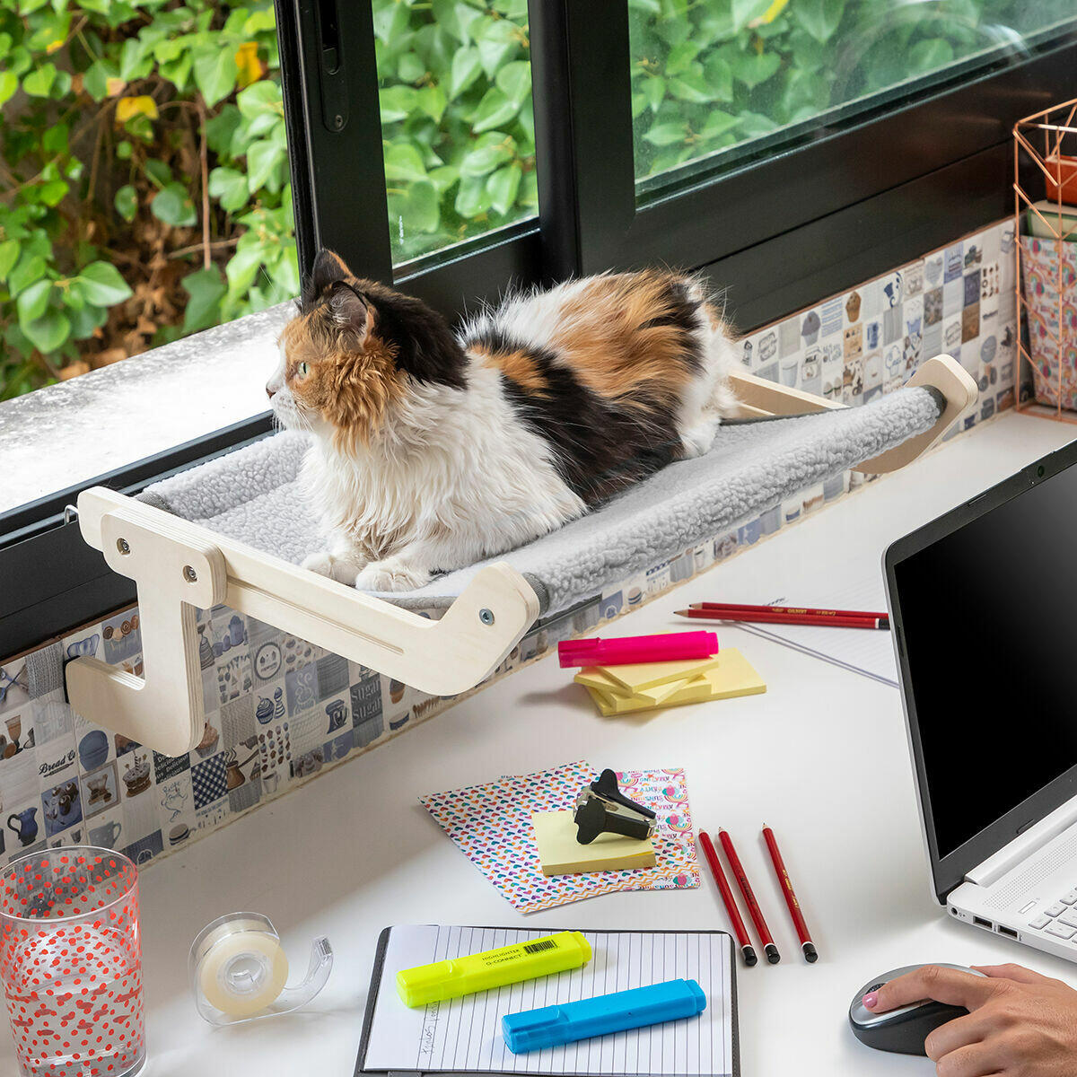 Hamaca Colgante para Gatos – El Trono Que Tu Gato Estaba Esperando