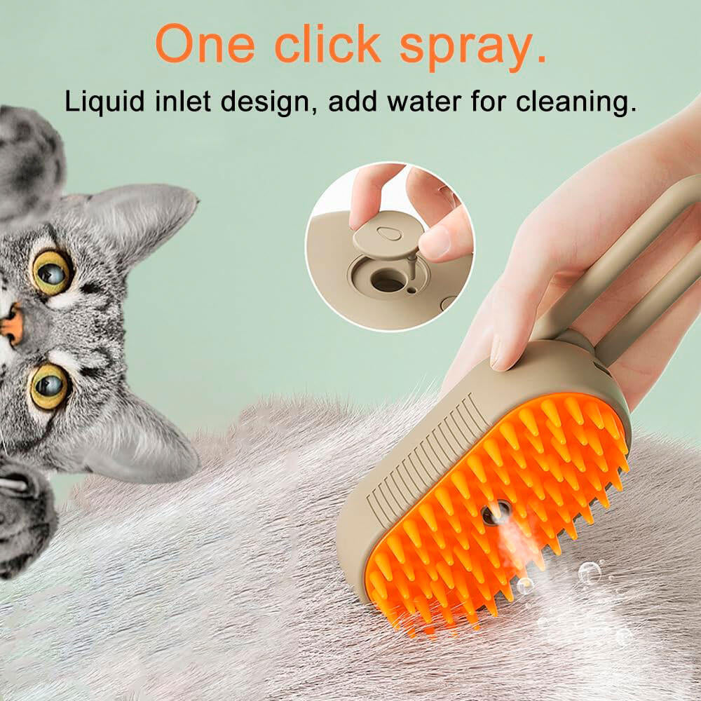 Cepillo a Vapor para Mascotas – El Spa en Casa para Tu Perro o Gato