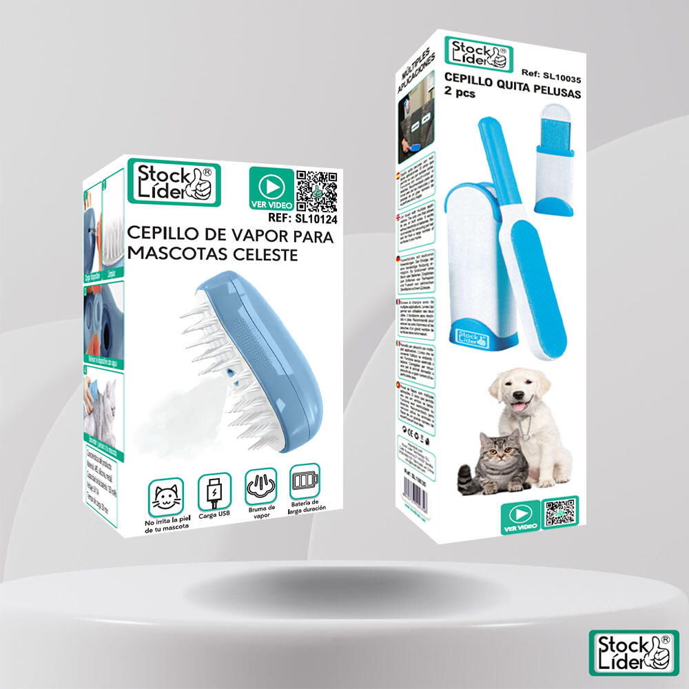 Pack Cepillo para Mascotas + Cepillo Quitapelusas – Tu Aliado Definitivo Contra el Pelo