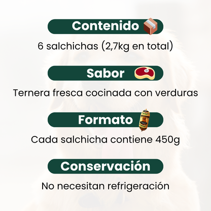 Menú x6 - Ternera fresca con verduras