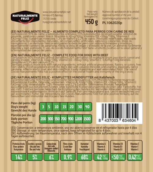 Menú x6 - Ternera fresca con verduras