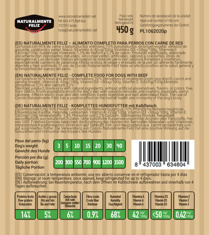 Menú x6 - Ternera fresca con verduras