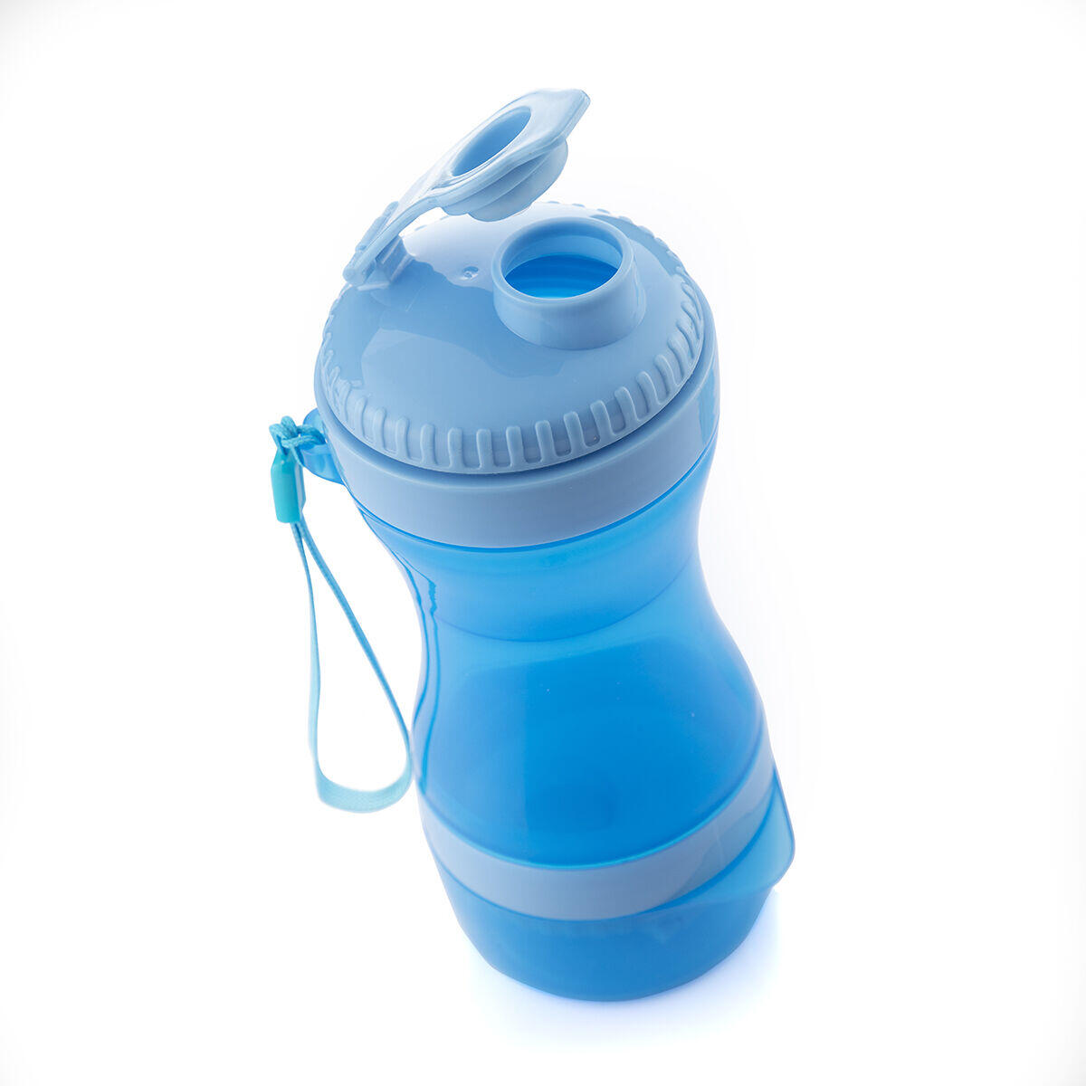 Botella con Depósito de Agua y Comida 2 en 1 – La Solución Inteligente para Paseos y Aventuras
